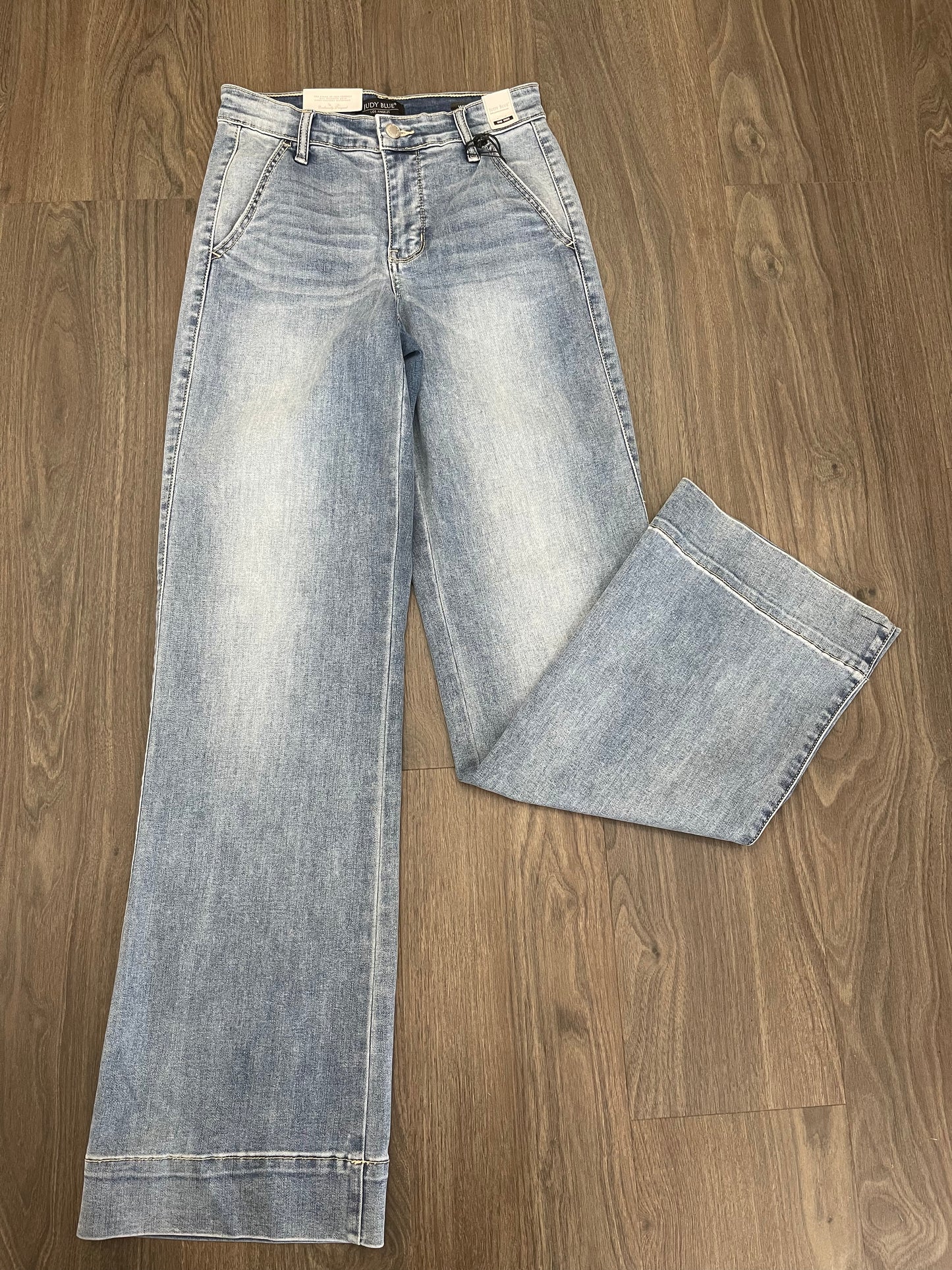 JudyBlue Mid-Rise Wide-Leg