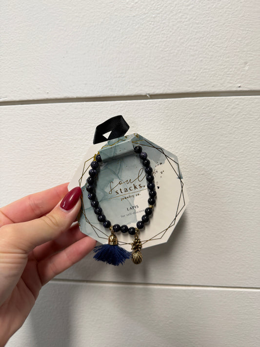 Soul Stacks Lapis Bracelet