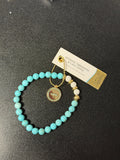 Soul Stacks Genuine Turquoise & Lava Stone Bracelet