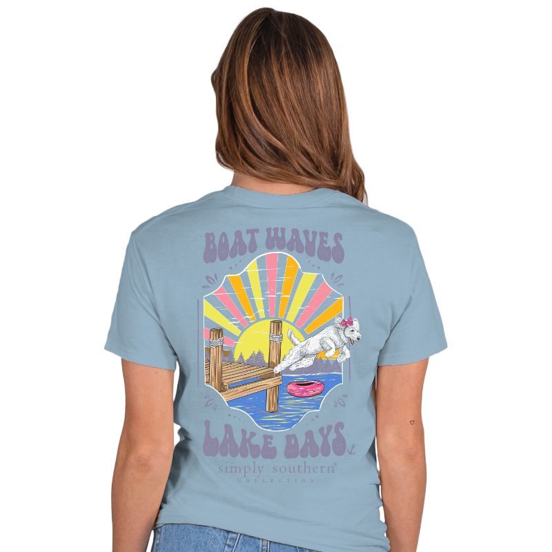 Simply Southern T-Shirt - Lake Heron