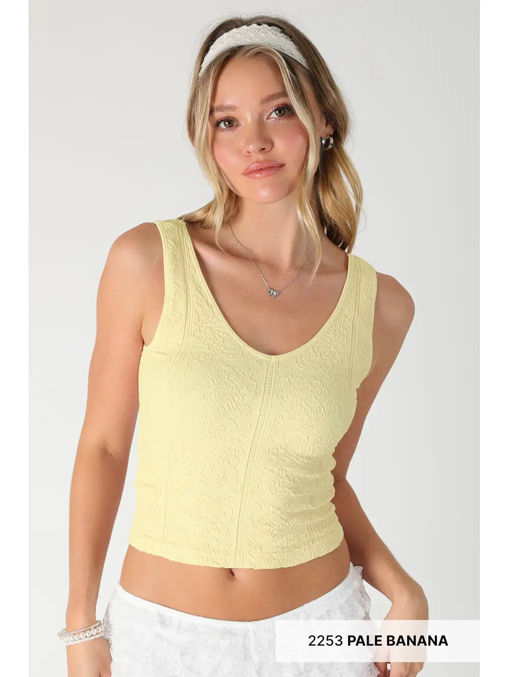 NikiBiki Reversible Lace Textured Top
