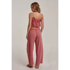 Gauze Cami & Barrel Pants Set