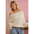 Off-Shoulder Sweater