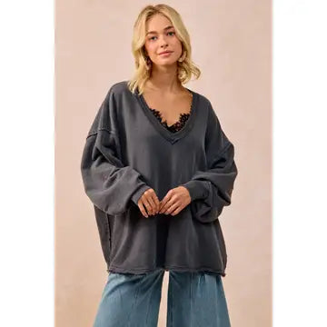 Oversized Crew Sweatshirt
