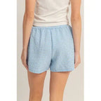 Gingham Relaxed Fit Shorts