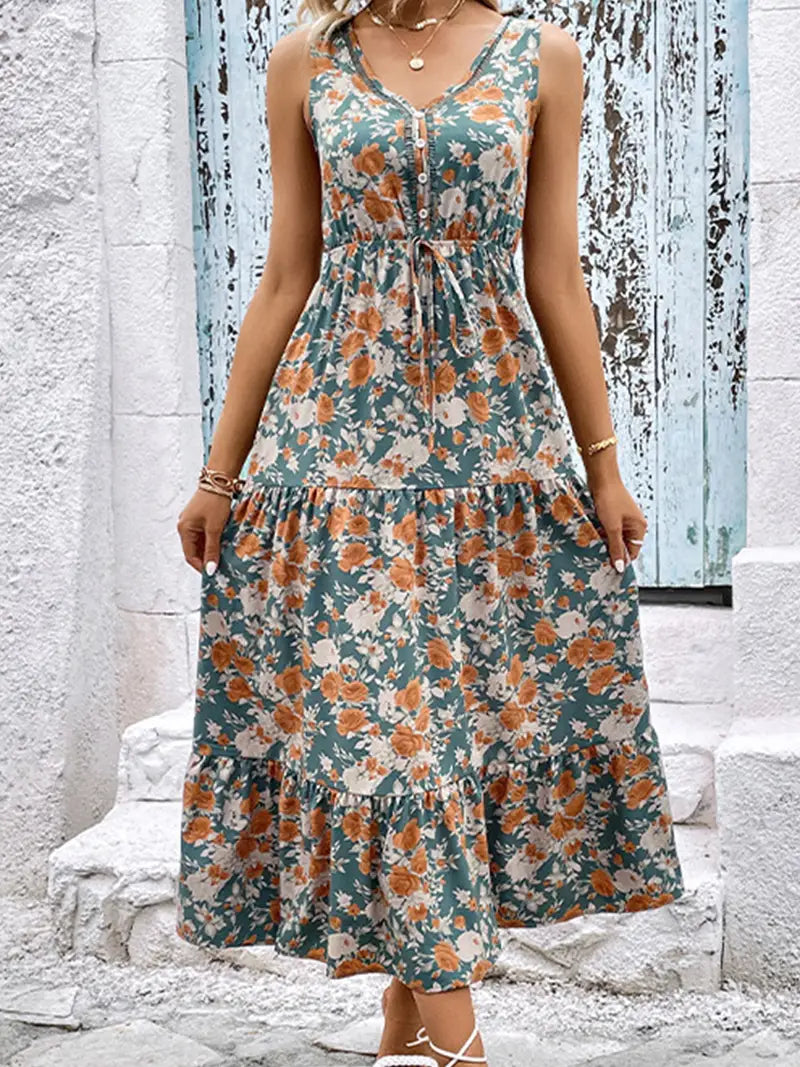 Floral Tiered Dress