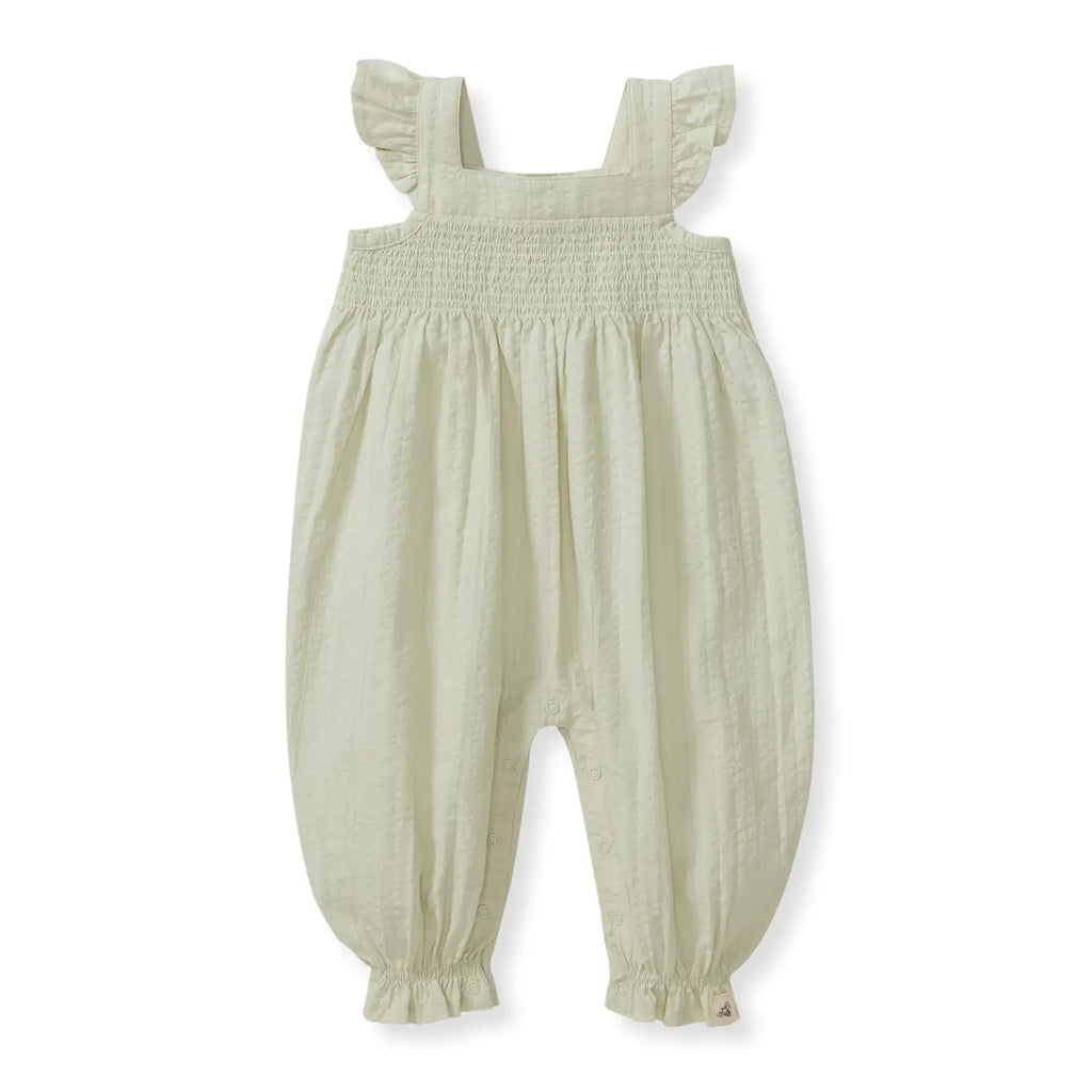Seersucker Girls Jumpsuit