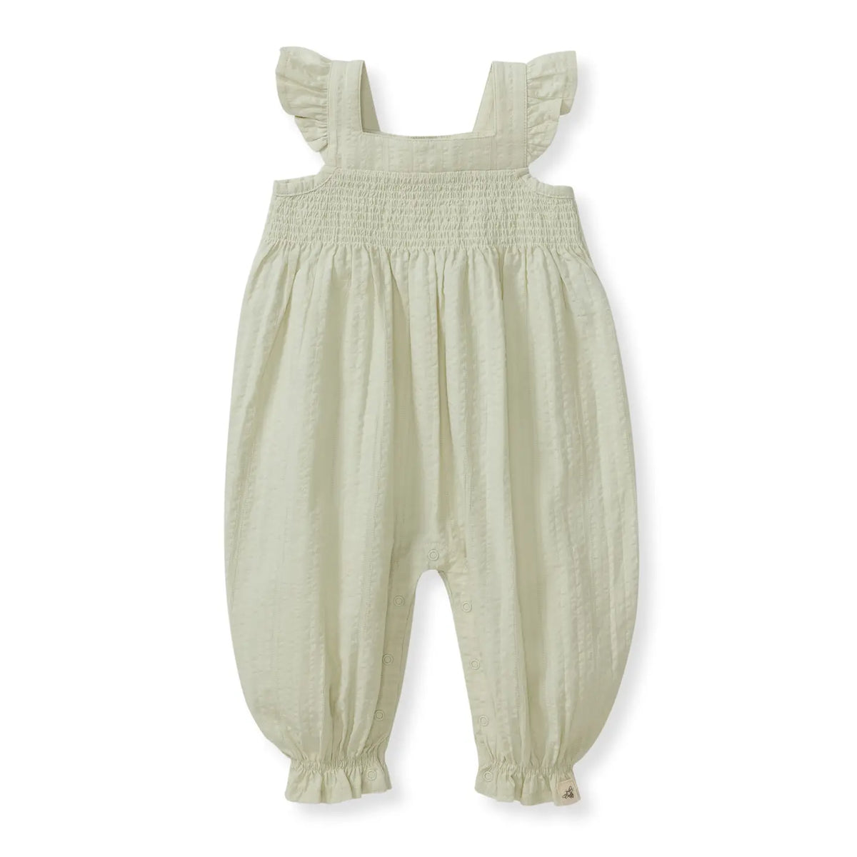 Seersucker Girls Jumpsuit