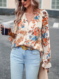 Floral Button Down Blouse