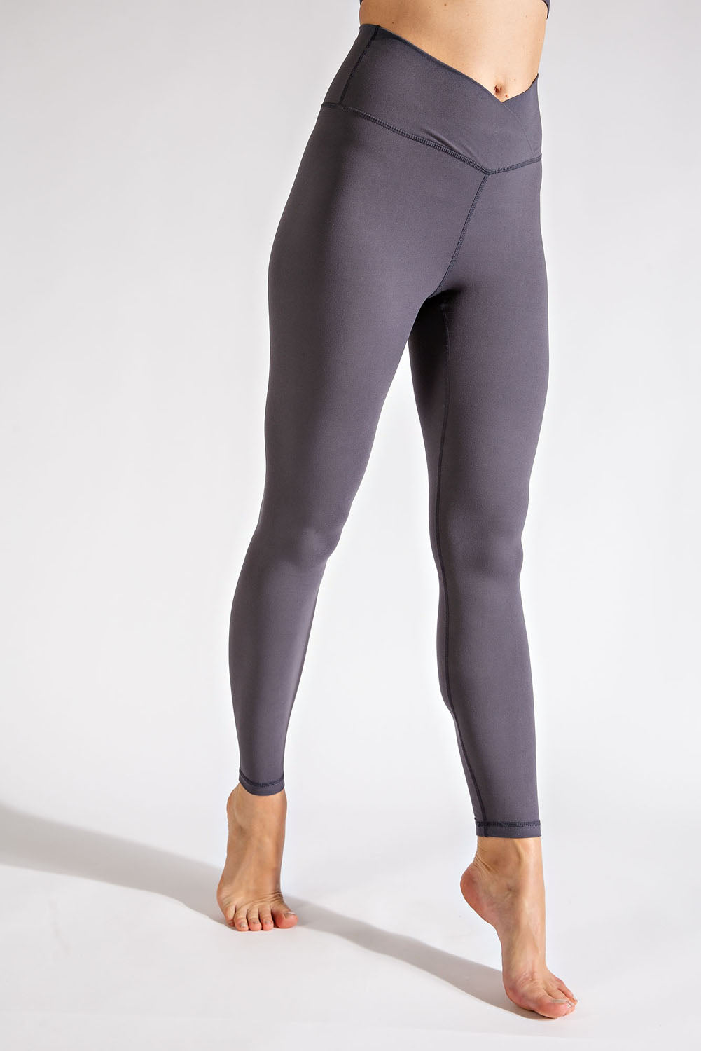 Rae Mode Buttery Soft Full Length "V" Leggings