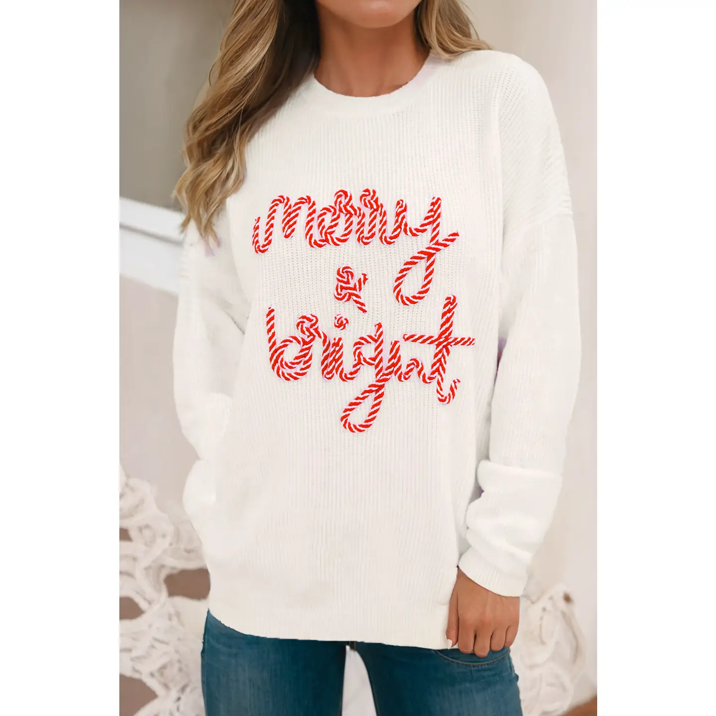 Merry & Bright Christmas Sweater
