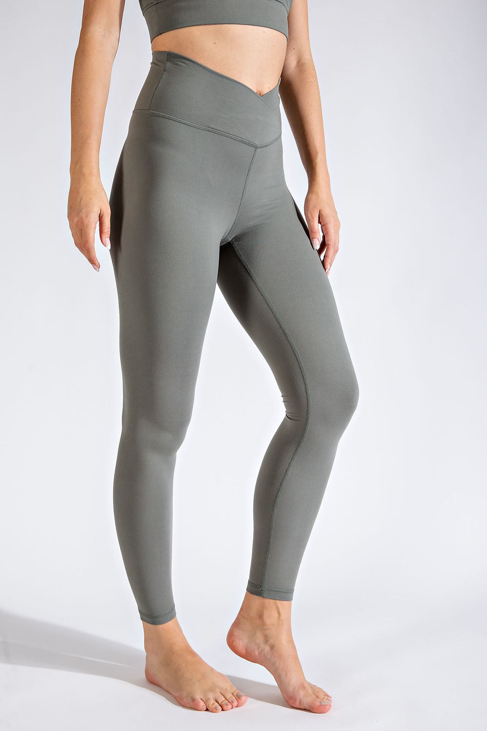Rae Mode Buttery Soft Full Length "V" Leggings