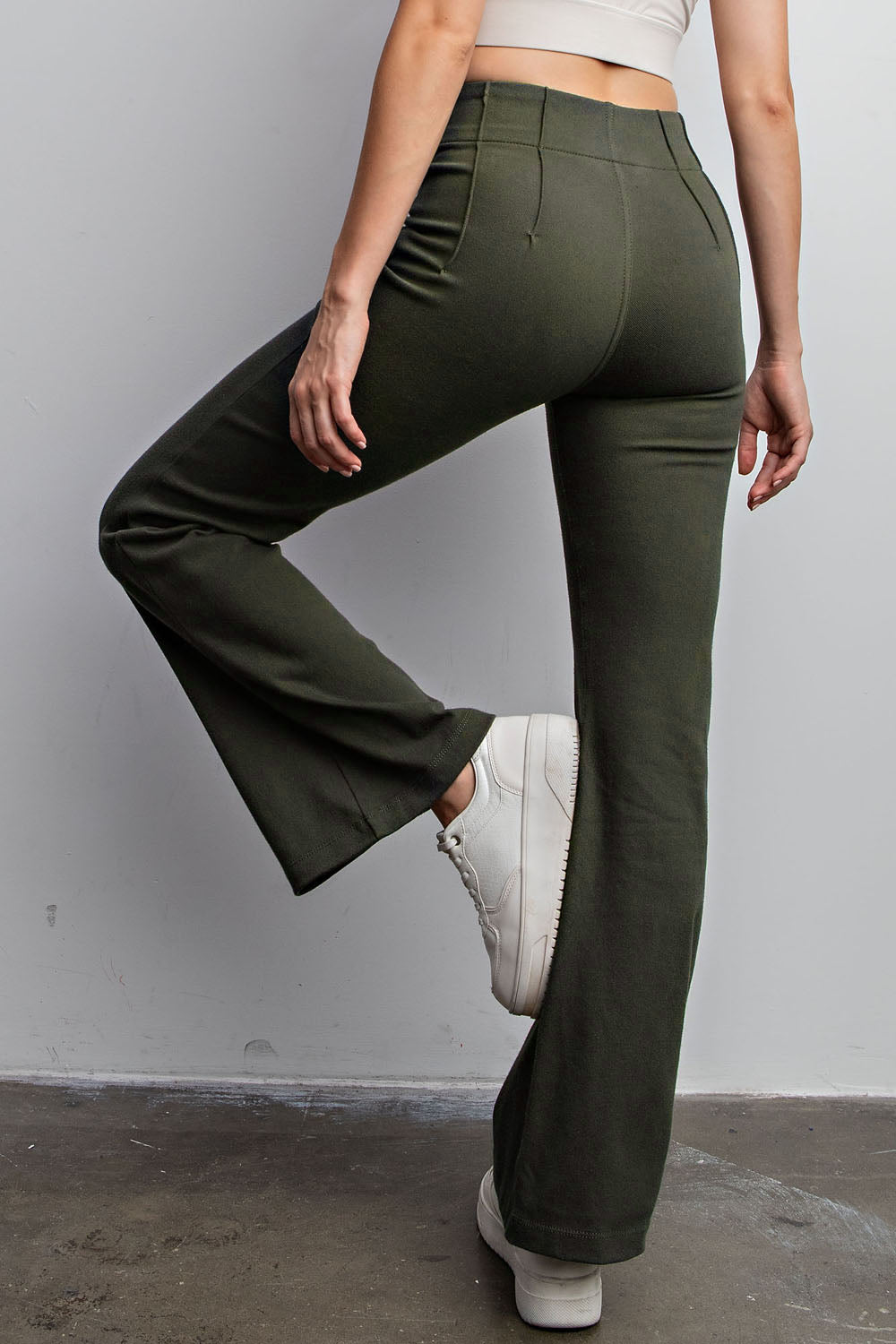 Rae Mode Cotton Stretch Twill Pants