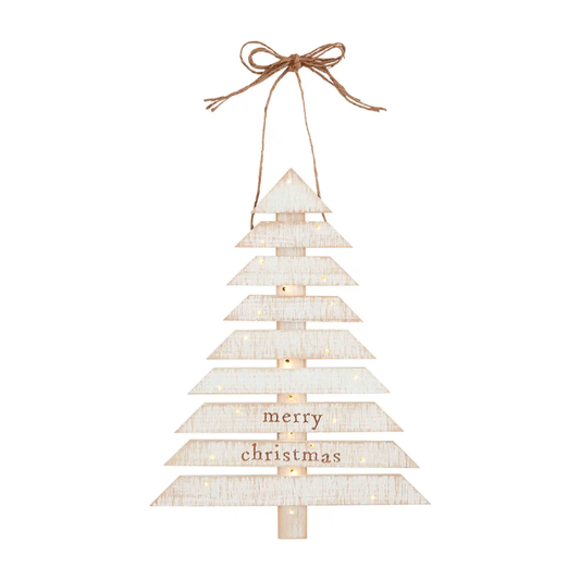 MudPie - Light Up Tree Door Hanger