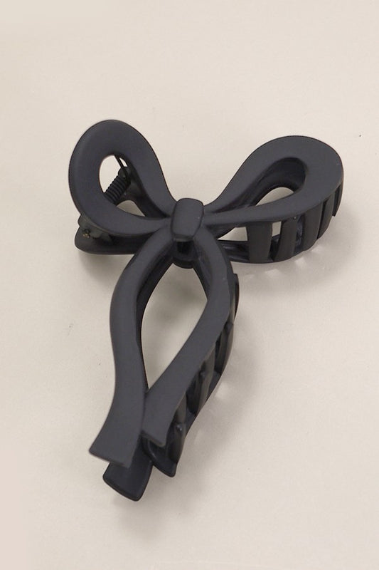 Matte Bow Claw Clip