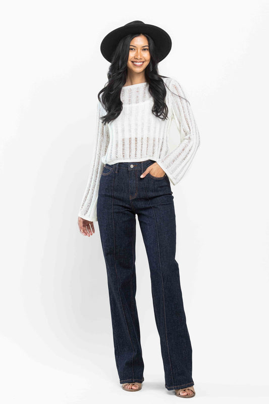 JudyBlue - Front Seam Wide Leg