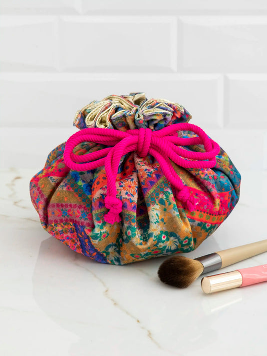 Natural Life - Drawstring Velvet Pouch