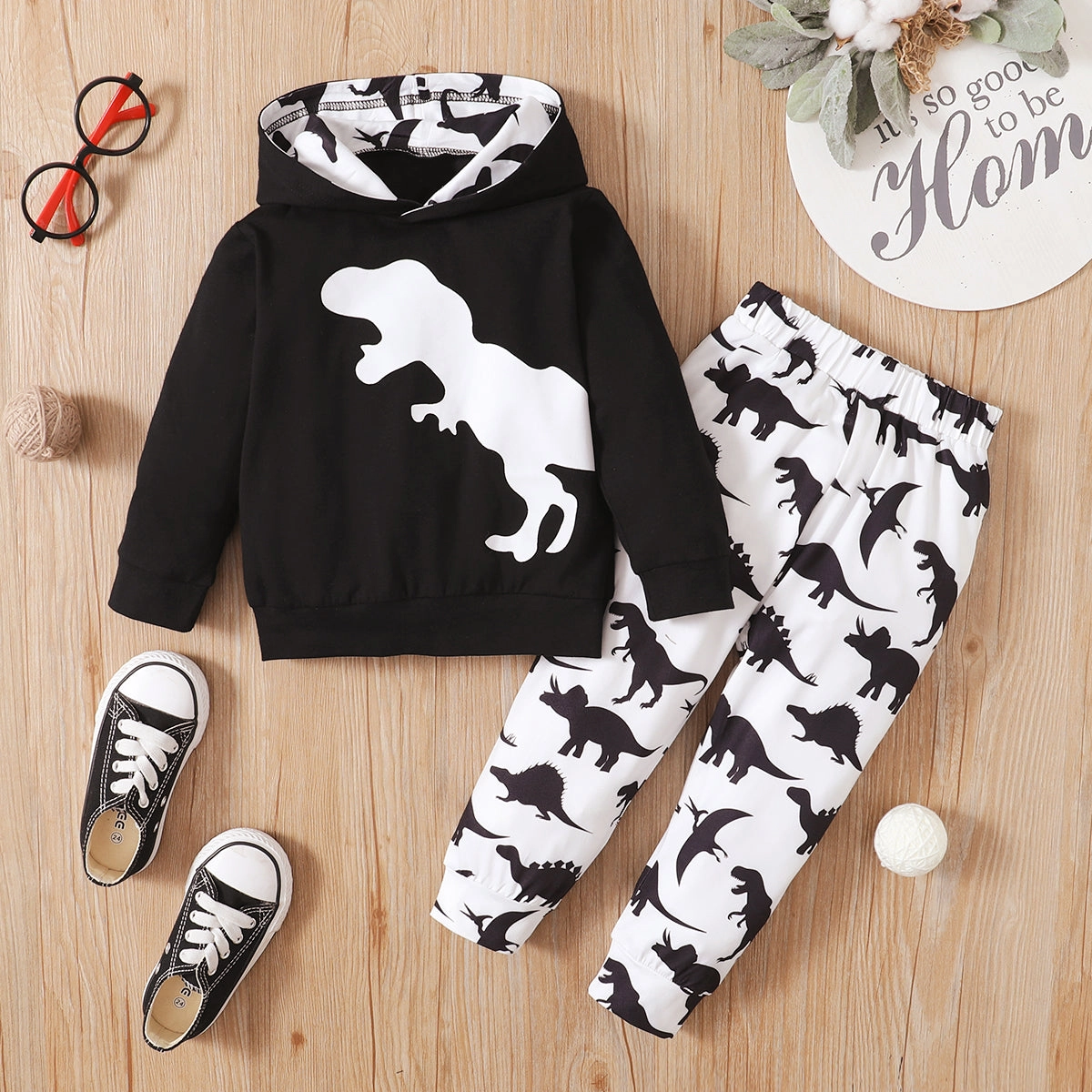 Dinosaur Hoodie & Pants Set