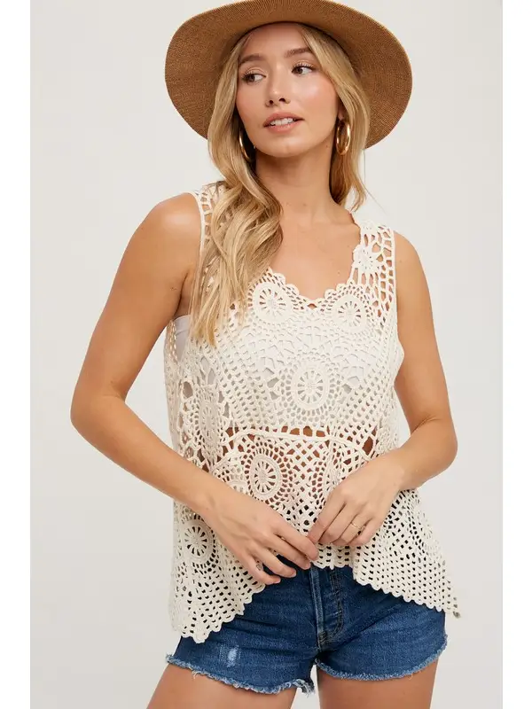 Crochet Sleeveless Top