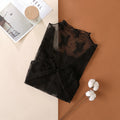 Sheer Floral Lace Layering Top