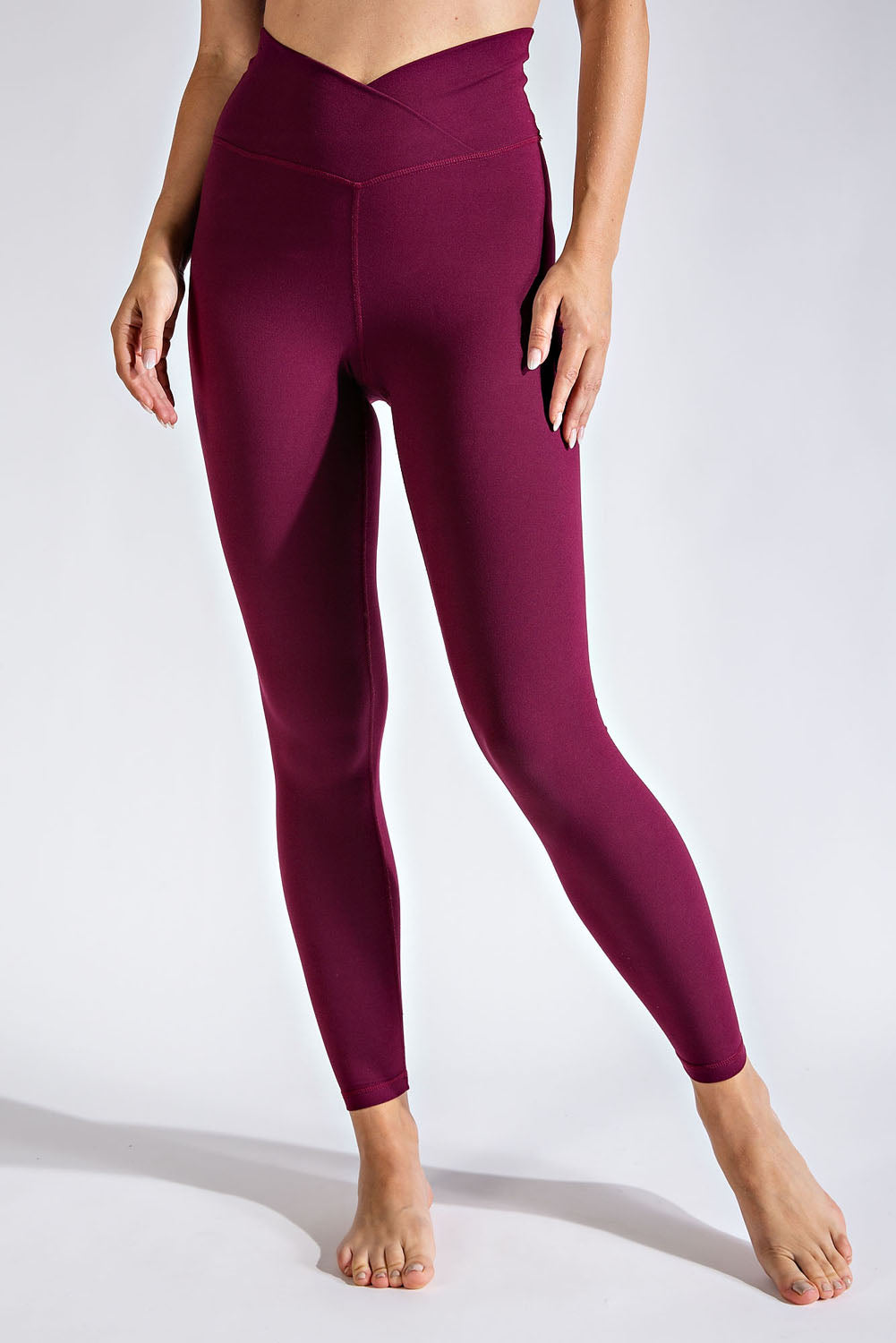 Rae Mode Buttery Soft Full Length "V" Leggings