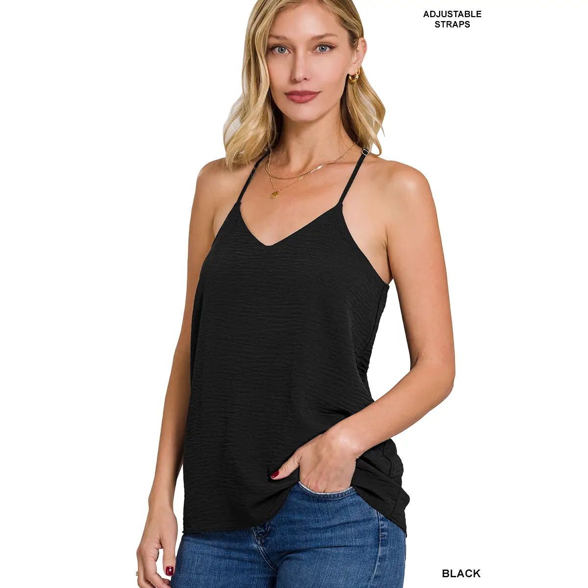 Adjustable V-Neck Cami