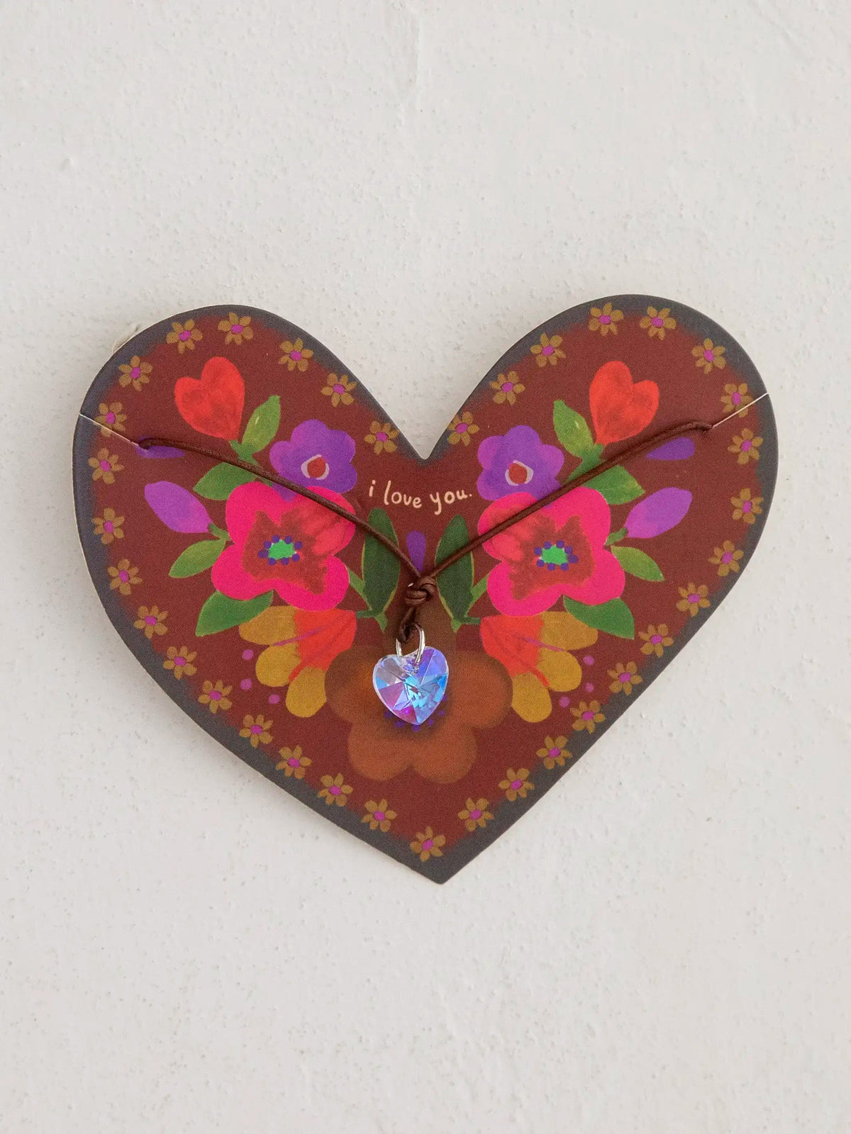 Natural Life - Crystal Heart Necklace