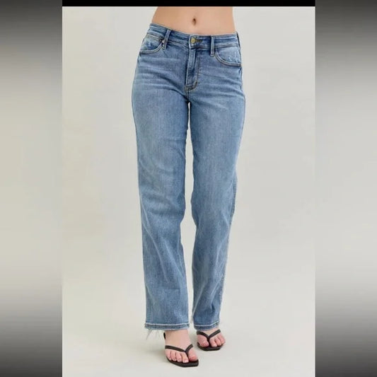 Judy Blue Yoke Cell Phone Dad Jean