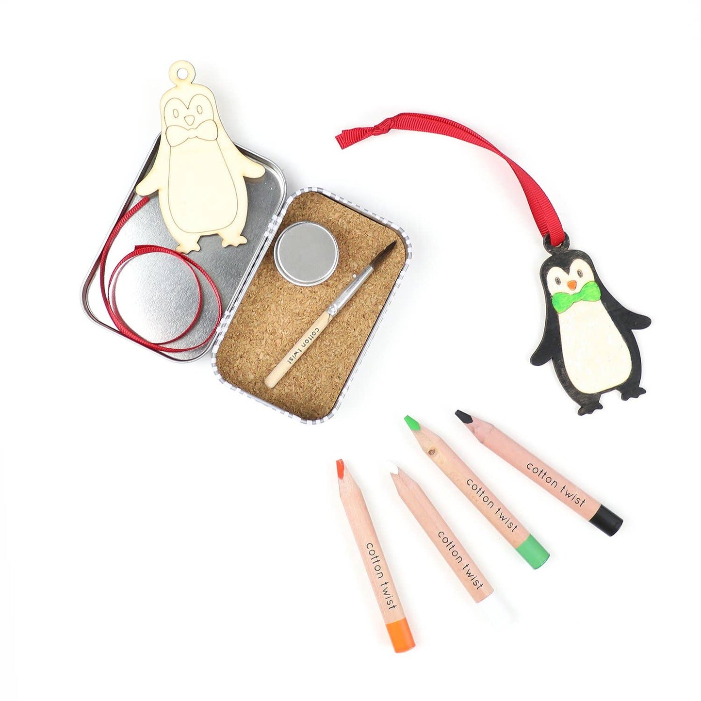 Make Your Own Penguin Christmas Decoration