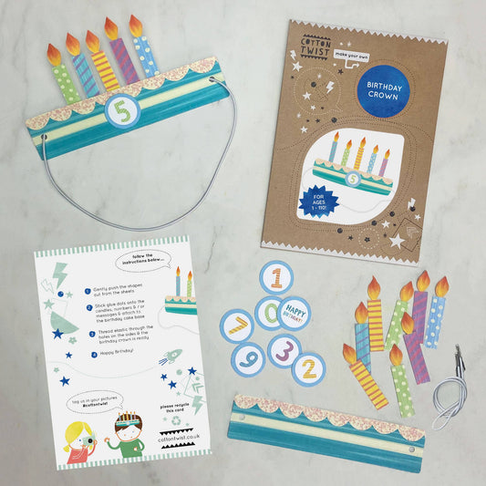 Make your own birthday crown kit