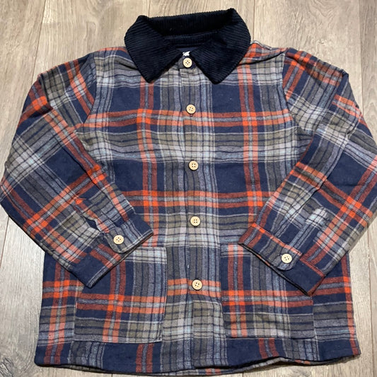 MudPie Rust Plaid Shacket