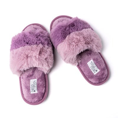 HelloMello Cotton Candy Puff Slippers