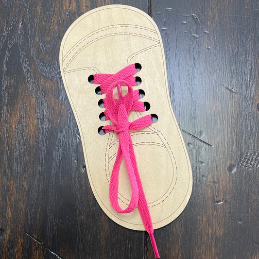 Wooden Shoe Lace Tracer
