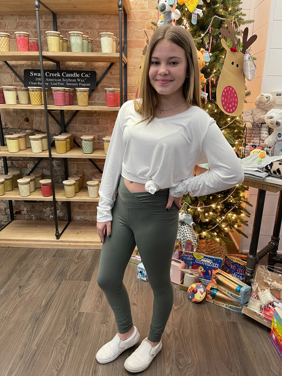 Rae Mode Buttery Soft Full Length "V" Leggings