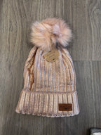 Britt's Knits Glacier Knit Pom Hat
