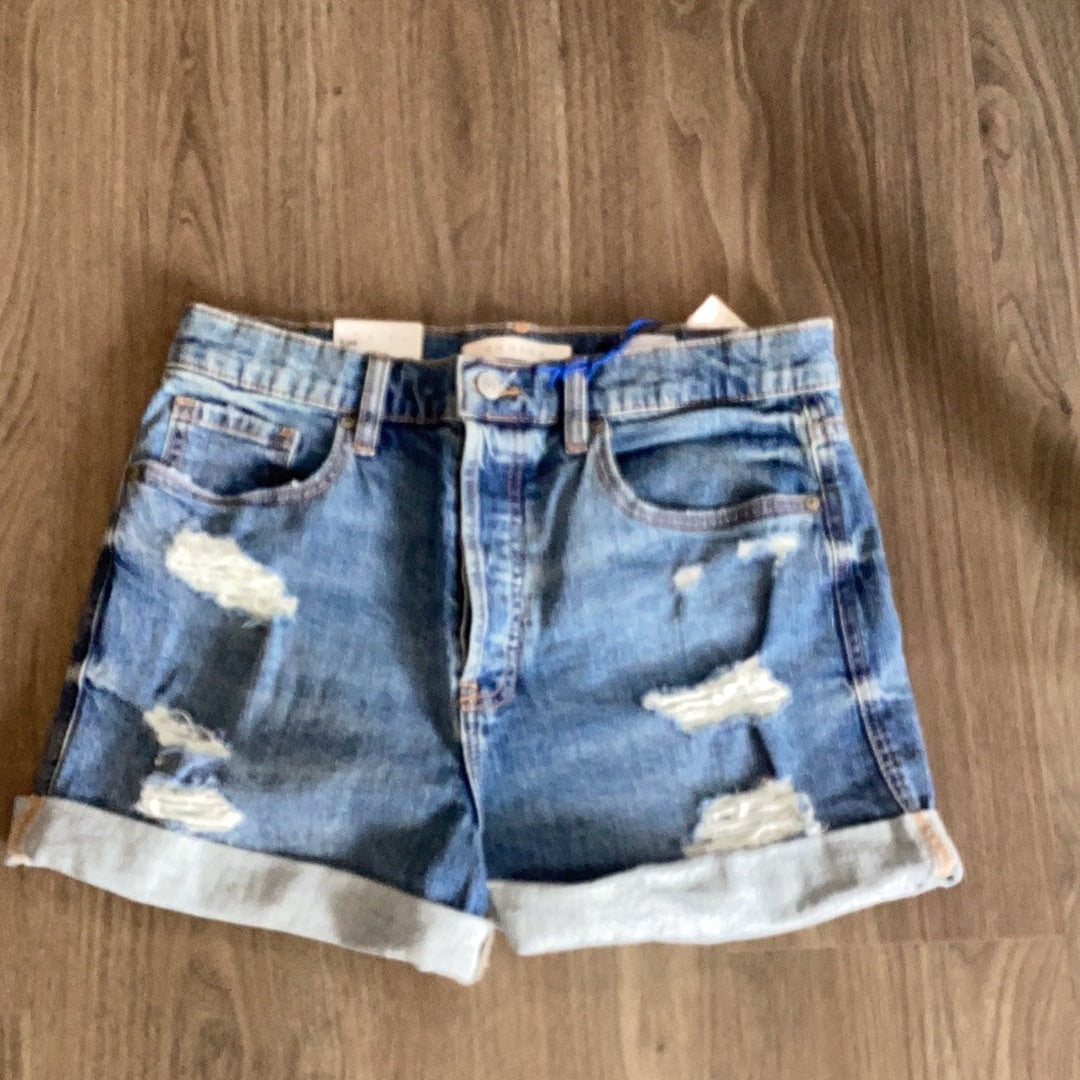 Eunina Jean Shorts Distressed