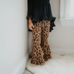 GIRLS Double Ruffle Jeans