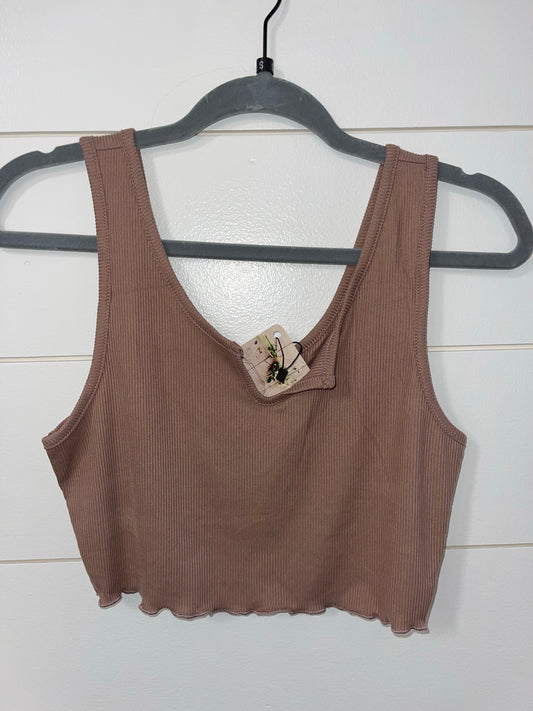 Ribbed Crop Tank