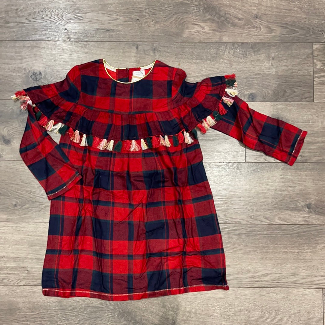 MudPie  Tartan Tassel Dress