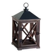 Wooden Candle Lantern