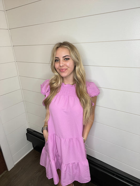Smocked Babydoll Dress