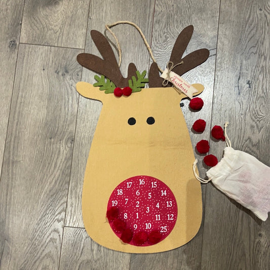 MudPie Reindeer Countdown Hanger