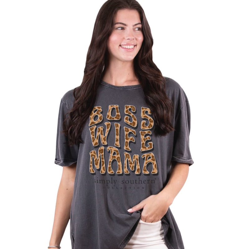 Simply Southern T-Shirt - BOSS, WIFE, MAMA