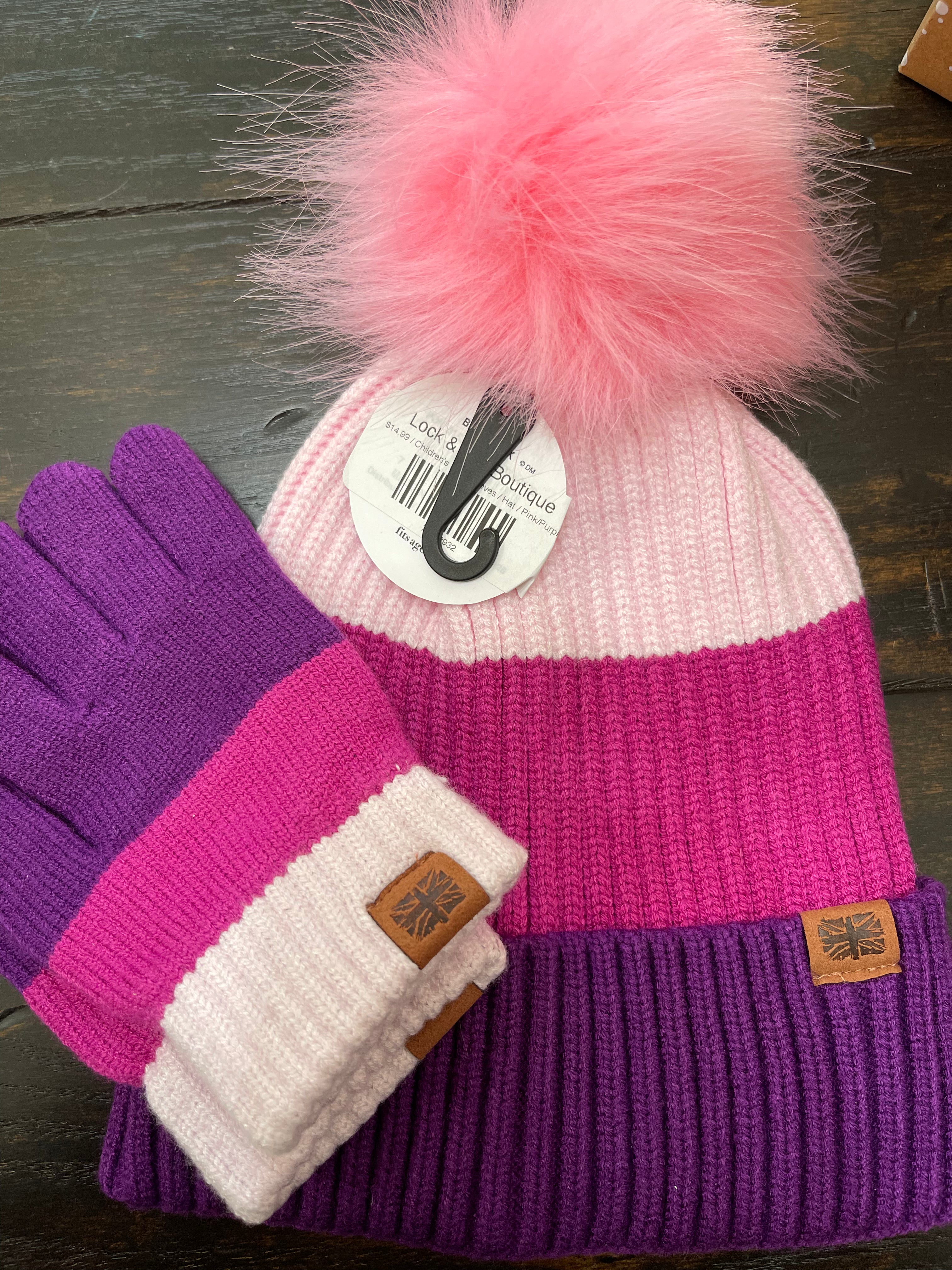 Children's Hat & Gloves