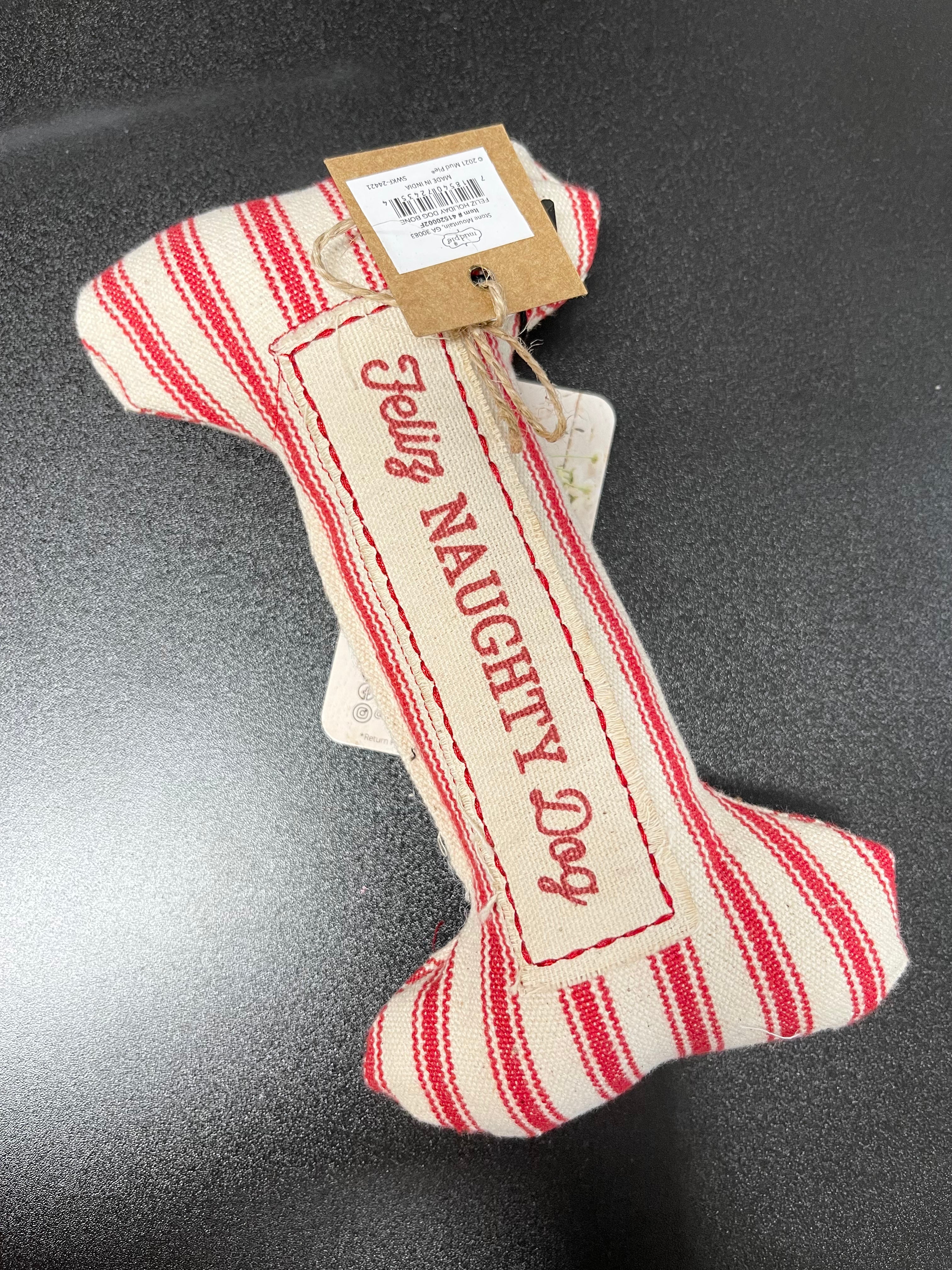 MudPie Dog Bone